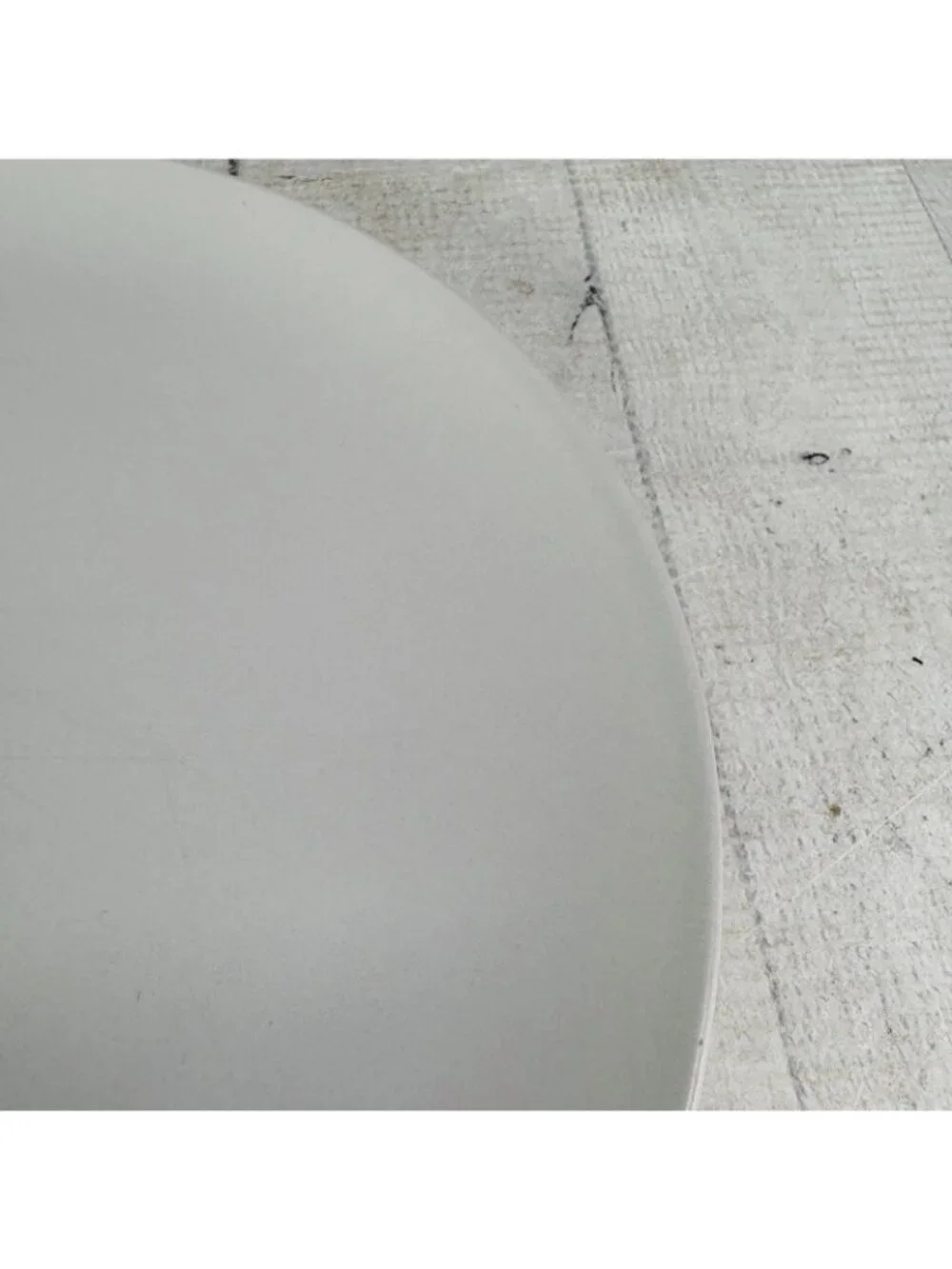 Ikea of Sweden 12011 Solid Gray Matte Round Stoneware 10.25